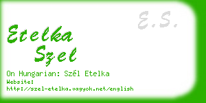 etelka szel business card